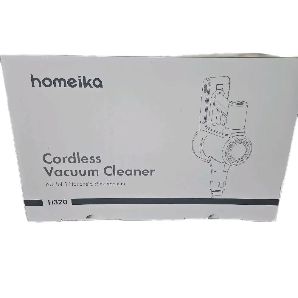 Homeika Cordless Vacuum Cleaner H320 Lightweight Handheld All-in-1 Stick Vacuum with Easy-to-Use Swivel Head Design & Convenient Wall Charging Option