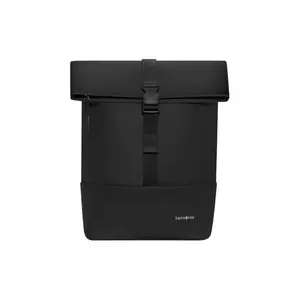 Samsonite Vercelli Unisex Nylon Backpack with Large Capacity in Black