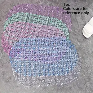 Circular shower mat, bathroom carpet, bathroom shower room bathtub bathing mat, Bath Mats