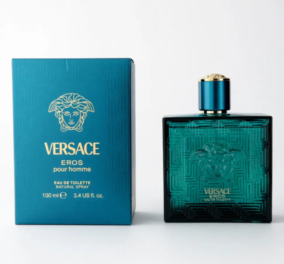 Versace Eros Pour Homme Eau De Toilette Spray for Men 3.4 oz / 100 mL