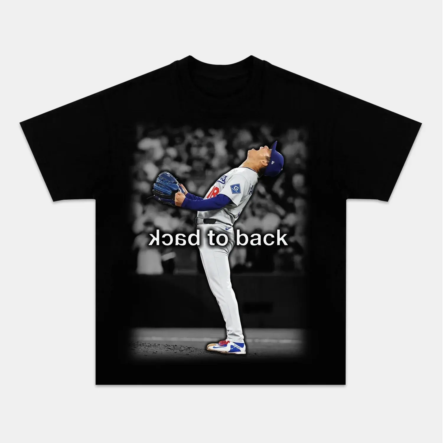 BACK2BACK & YOSHINOBU MVP Doodgers T-Shirt, Vintage Graphic Baseball Shirt,Baseball Game Day Tee For Youth & Adult,Woman & Man Unisex Causual Clothing