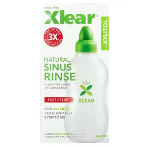 Xlear Natural Sinus Rinse with Xylitol, 1 Kit | HSA/FSA Eligible