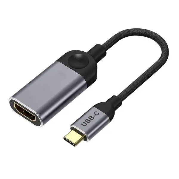 USB C to HDMI Adapter 4K 60Hz, USB Type C to HDMI Cable, Thunderbolt 3/4 Compatible, USB C Display Adapter for MacBook Pro/Air, iPhone 15/16/17 Pro Max, iPad Pro, Dell XPS, Lenovo ThinkPad, Surface Laptop, Pixelbook