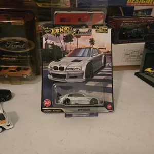 2026 Hot Wheels Premium Boulevard Silver BMW M3 GTR Diecast Car, #142 Collectible Vehicle
