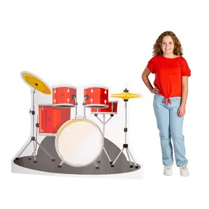 44" Drum Trap Set Cardboard Cutout Stand-Up