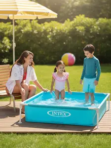 Intex Style Above Ground Paddling Pool - Easy Setup Backyard Family Option for Outdoor Play (Toys & Hobbies, Pool Water Sand Toys)