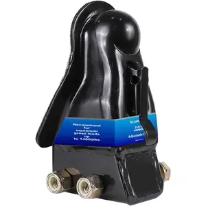 Adjustable Trailer Coupler 2-5/16" Ball,Trailer Coupler Capacity 14000 lbs, Black