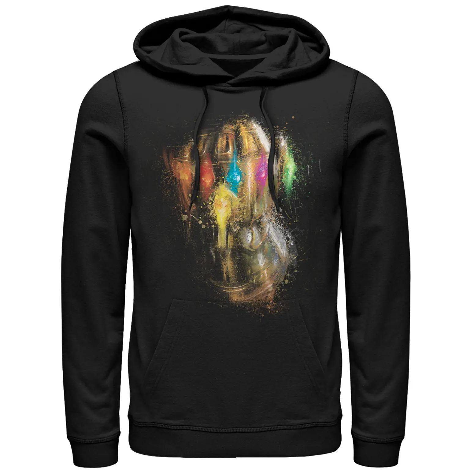 Men's Marvel Avengers: Endgame Thanos Spray Paint Glove Pull Over Hoodie
