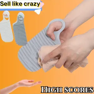 5pcs Portable Mini Laundry Board - Foldable Hand Wash Clothes Cleaner
