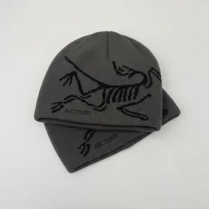 Arc'teryx Knitted Winter Beanie - Light Blue Elastic Hat for Warm Fashion & Stylish Winter Wear