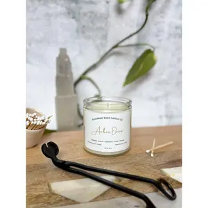 Amber Oasis Soy Wax Candle
