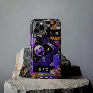 Five Nights at Freddys FNAF 5NAF Marionette Puppet Phone Case | 5AM Animatronic Horror 2025 Y530 | Phone Case Compatible with iPhone 17 16 15 14 13 12 11 pro pro max & Samsung S25 S24 S23 S22 S21 Durable Protection Dual Layer Design Glossy