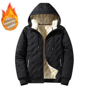 Plus Size Hooded Windproof Warm Fleece Jacket for Cold Weather & Outdoor Activities - Medium Fit