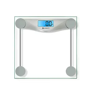 Etekcity Scale for Weight, 400Lb Capacity Bathroom Scale with LCD Display, Silver, EB4074C Etekcity
