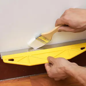 12-Inch Paint Edge Protector, Ergonomic Handle, Durable Plastic/metal, Wall Trim, Wallpaper Cutting, Home & Commercial Use
