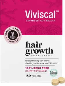 Hair Growth Supplement for Women ️Biotin + Collagen for Thicker, Fuller Hair | 180 Tablets Hair Growth Supplement for Women ️Biotin + Collagen for Thicker, Fuller Hair | 180 Tablets