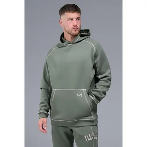 Scuba Tech Contrast Stitch Hoodie