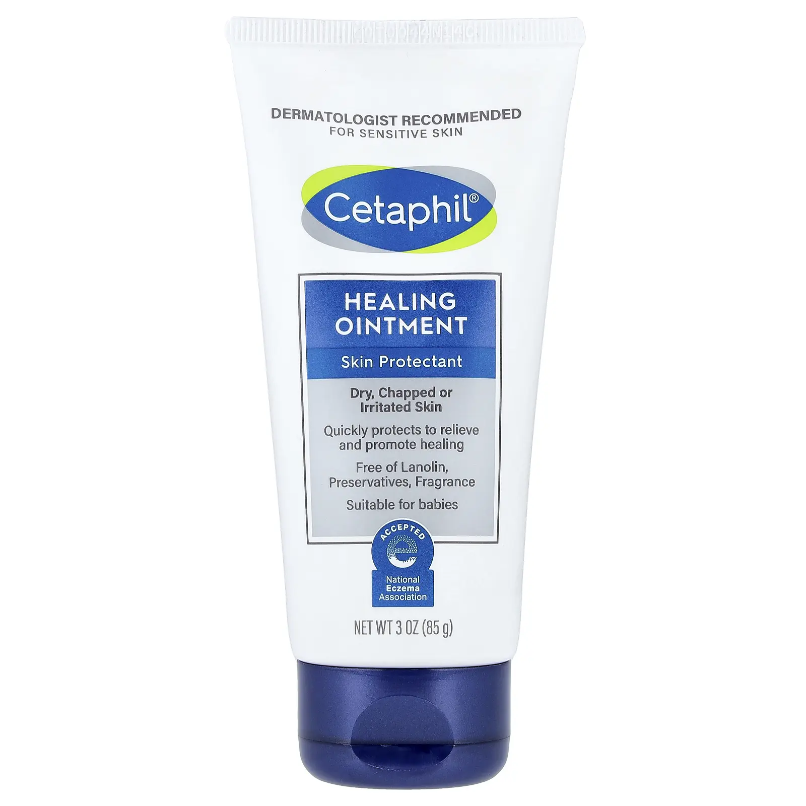 Cetaphil Healing Ointment, For Sensitive Skin, 3 oz (85 g) | HSA/FSA Eligible