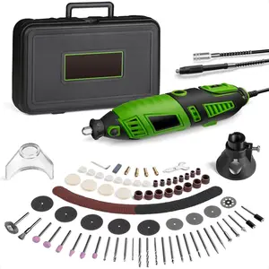 180W Rotary Tool Kit, 1.5-Amp PHALANX 6 Variable Speed with Flex Shaft, 8000-32000RPM Multi-Tool& 139pcs Accessories Kit, Power Multiuse Set Prefect for Crafting Projects and DIY Creations-