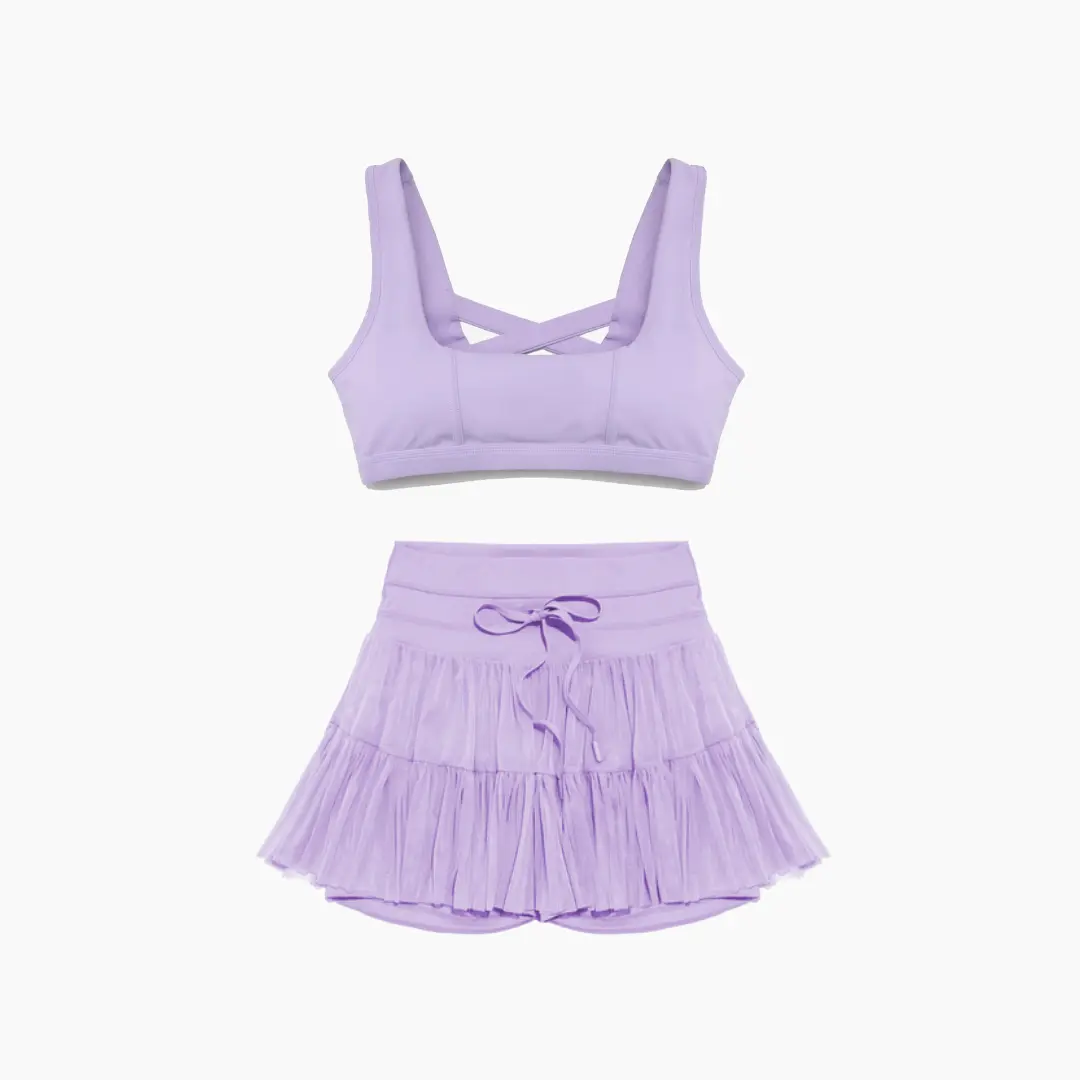Lavender Haze Bundle - Digital Lavender Corset Bra x Pirouette Skort Exclusive to TikTok