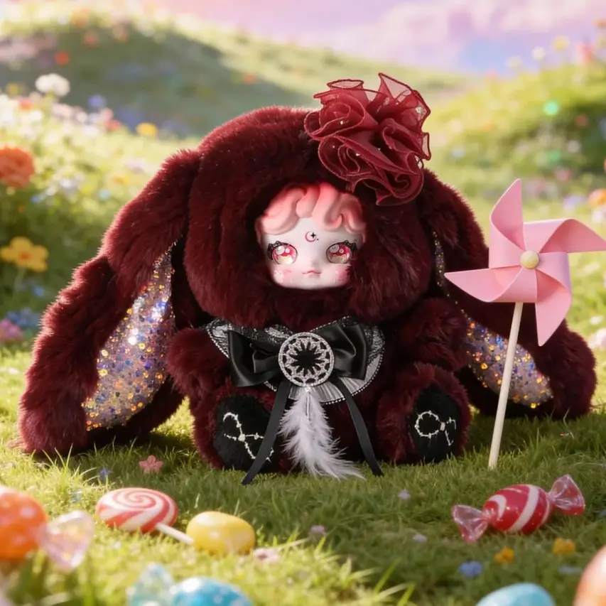 New Bella Dream Catcher Bunny 600% Plush Edition, Trendy Collectible Plush Toy for Kids and Adults, Unique Gift Idea, Stuffed Animals, Kawaii Bunny Collectible