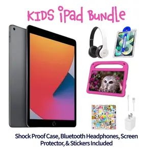 Refurbished Apple iPad 7th Gen Wi-Fi 10.2" Retina Display 32GB Space Gray 2019 with A10 Fusion Chip & Accessory Bundle | (Eco-Friendly Condition)