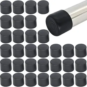 Chair Leg Tips Caps 32Pcs 1 Inch 25mm Round Rubber , Chair Table Leg Covers Floor Protectors Chair Leg End Caps
