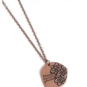 Planted Possibilities Copper Necklace