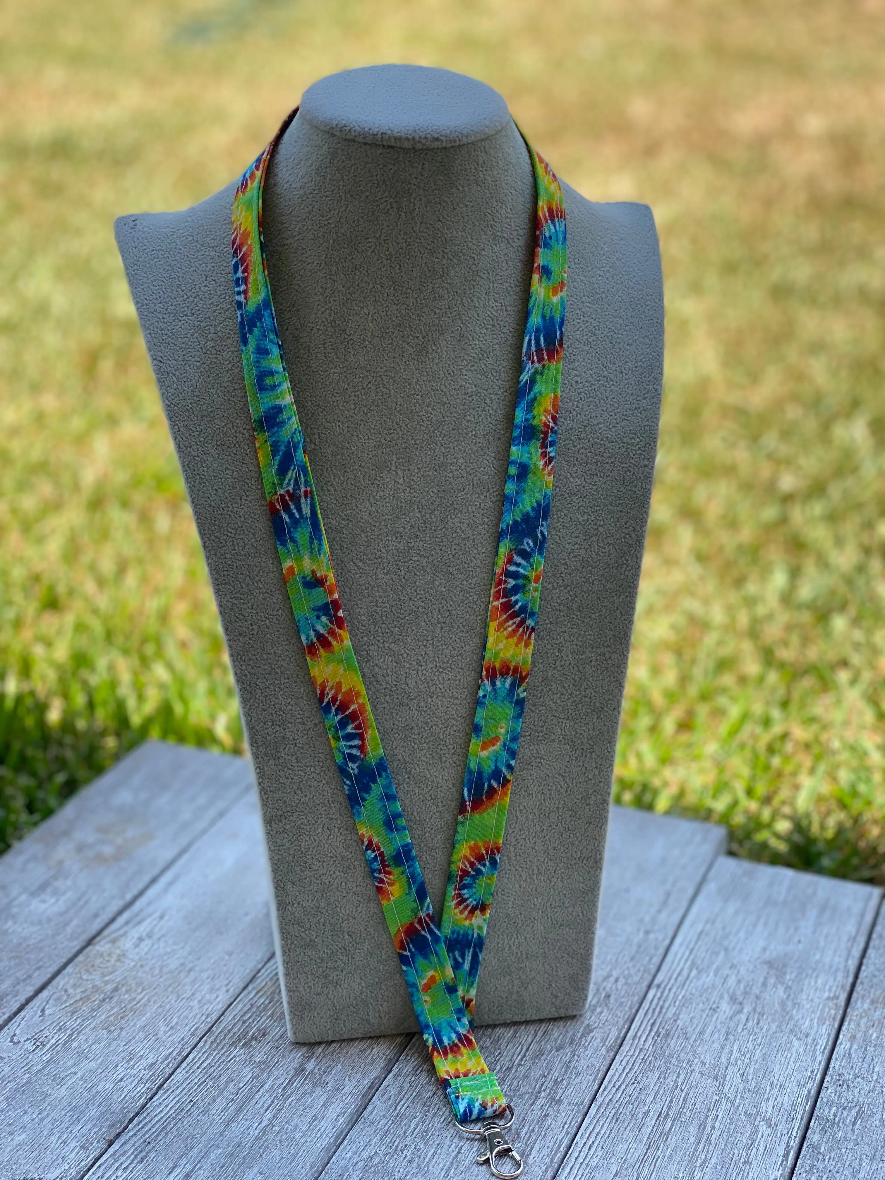 Tie dye Lanyard Tie Dye Keychain Tie Dye Gift