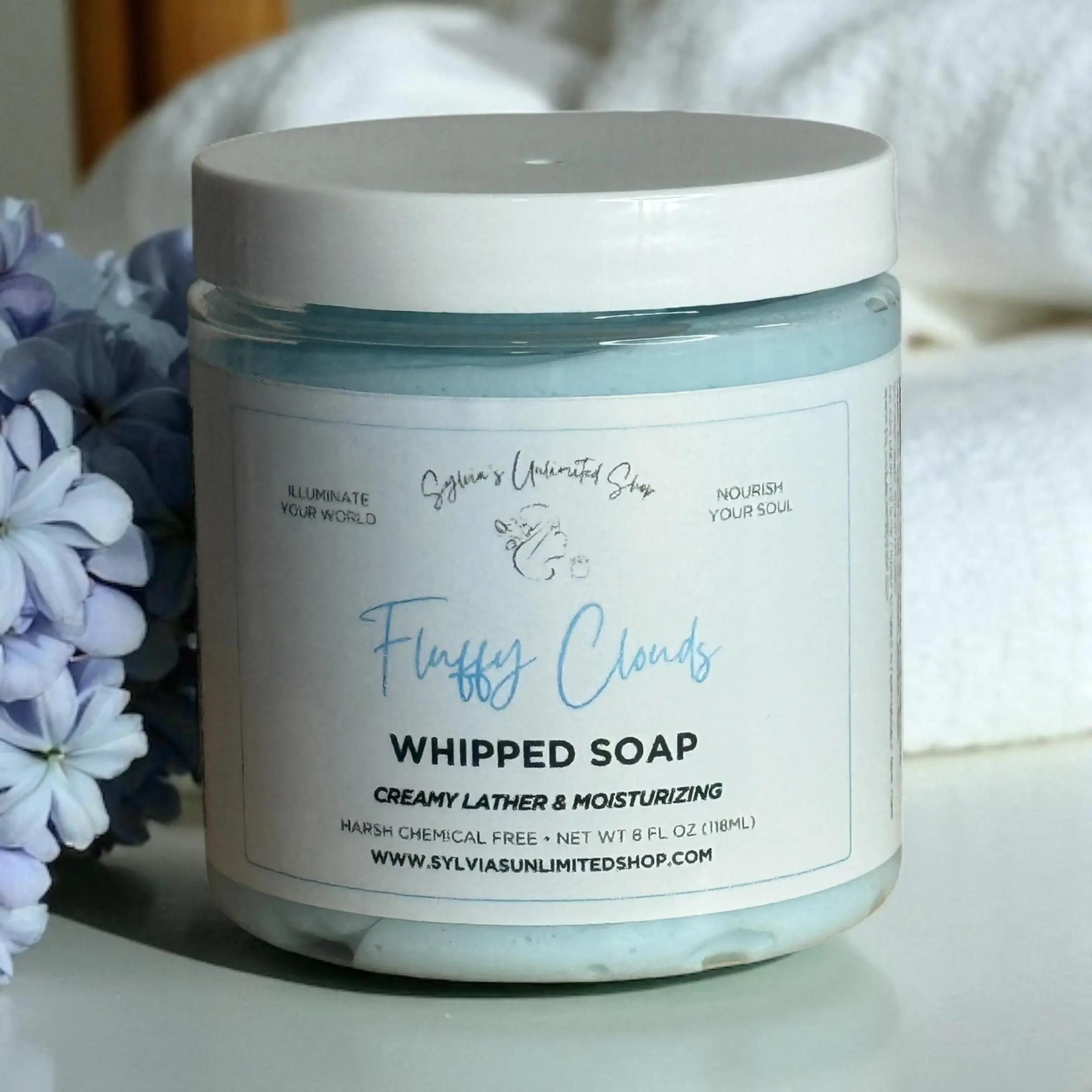 8oz. Fluffy Cloud Whipped Soap