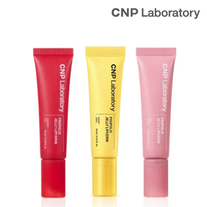 BEST Jelly Lipcerin Trio (Cherry Pie, Pink Donut, Honey Cake),Tinted Lip Balm, Hydrating, Glowy, Deep Nourish, Revitalizing Dry Lips, Korean Skin Care (0.3 fl.oz / 10ml*3)