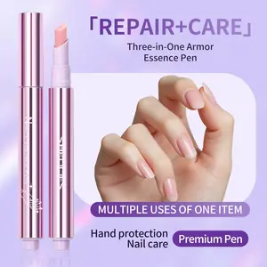 Nail Essence Pen, Press-Release Oil Pen for Nail Care, Dead Skin Removal, Nail Protection, Cuticle Push Prevention, Exfoliation, Moisturizing