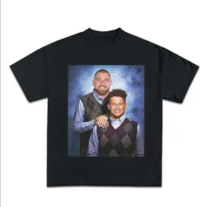 Step Brothers Football Kelce Mahomes Sport Tee Shirt Sport Unisex Streetwear Oversized Cotton