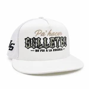 Pa’ Hacer Billetes Embroidered Adjustable Snapback Hat – Dollar Bill Print Graphic Trucker Hat