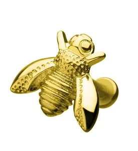 18G Gold PVD Bumblebee Labret