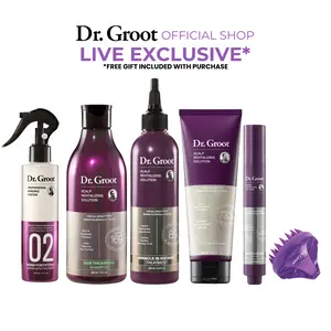 Dr. Groot Complete Set + Professional Bonding System Keratin Water + Scalp Brush