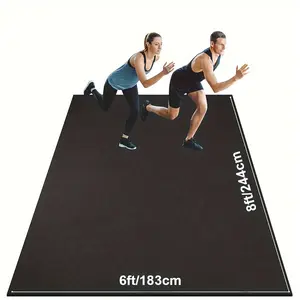 Large Anti-Slip Floor Protection Mat,Fitness Equipment Fitness Sports Mat, Floor Mat, Fitness Mat Non-Slip Highly Durable Underlay Mat Protective Mat for Treadmills