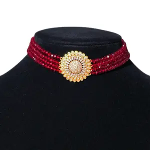 Traditional Nepali Indian AD pendant choker