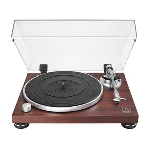 Audio-Technica AT-LPW50BT-RW Manual Belt-Drive Turntable, Rosewood