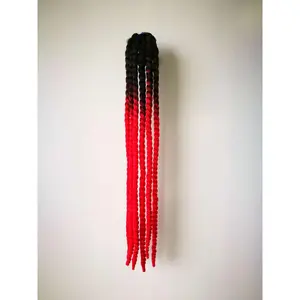 Dreadlock Helmet Braids Fake Twisted Braids Suction Cup Wig Unique Cool Style