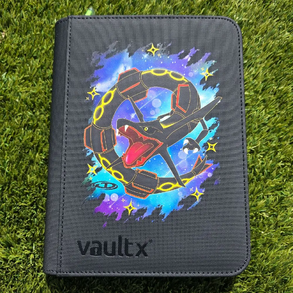 Vault X - Shiny Rayquaza Custom Trading Card Binder - Black