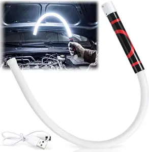 2026 New 27" Bendable LED Flashlight Stick - Rechargeable High Lumen Work Light with 3 Adjustable Brightness Levels, LED Lights, Work Accessories for Car Repairs, Narrow Tight Spaces (Kitchen Utensil)