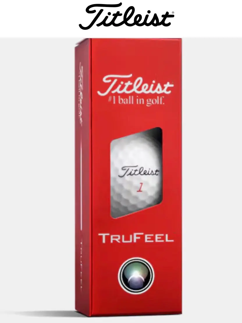 Titleist TruFeel Golf Balls, Ultra-Soft 3-Pack Sleeve for Long Distance and Consistent Green Side Spin, Golf Gear, Sports & Outdoor, Adults, Long-Distance Spin, Golf Supersoft