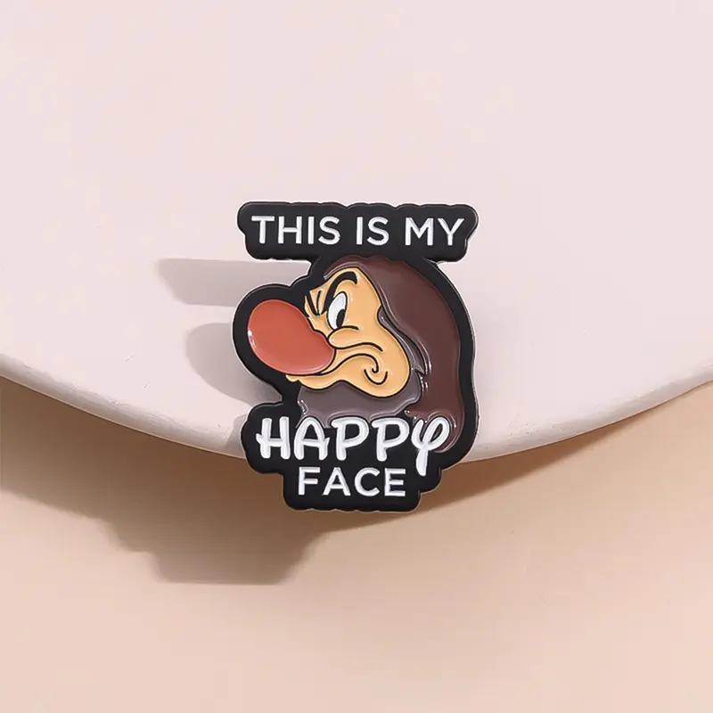 Cartoon Dwarf Design Brooch, Alloy Brooch Pin, Cute Pin Badge for Backpack & Clothes & Hat Decor, Fashion All-match Accessories As Gift for Women & Men