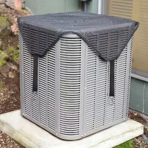Central Air Conditioner Outdoor Unit Cover, Universal Outdoor AC Protective Cover & Indoor AC Dust Cover, Full Protection Dustproof Design Waterproof Sunshade Cover