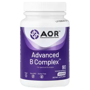 Advanced Orthomolecular Research AOR Advanced B Complex™, 90 Capsules
