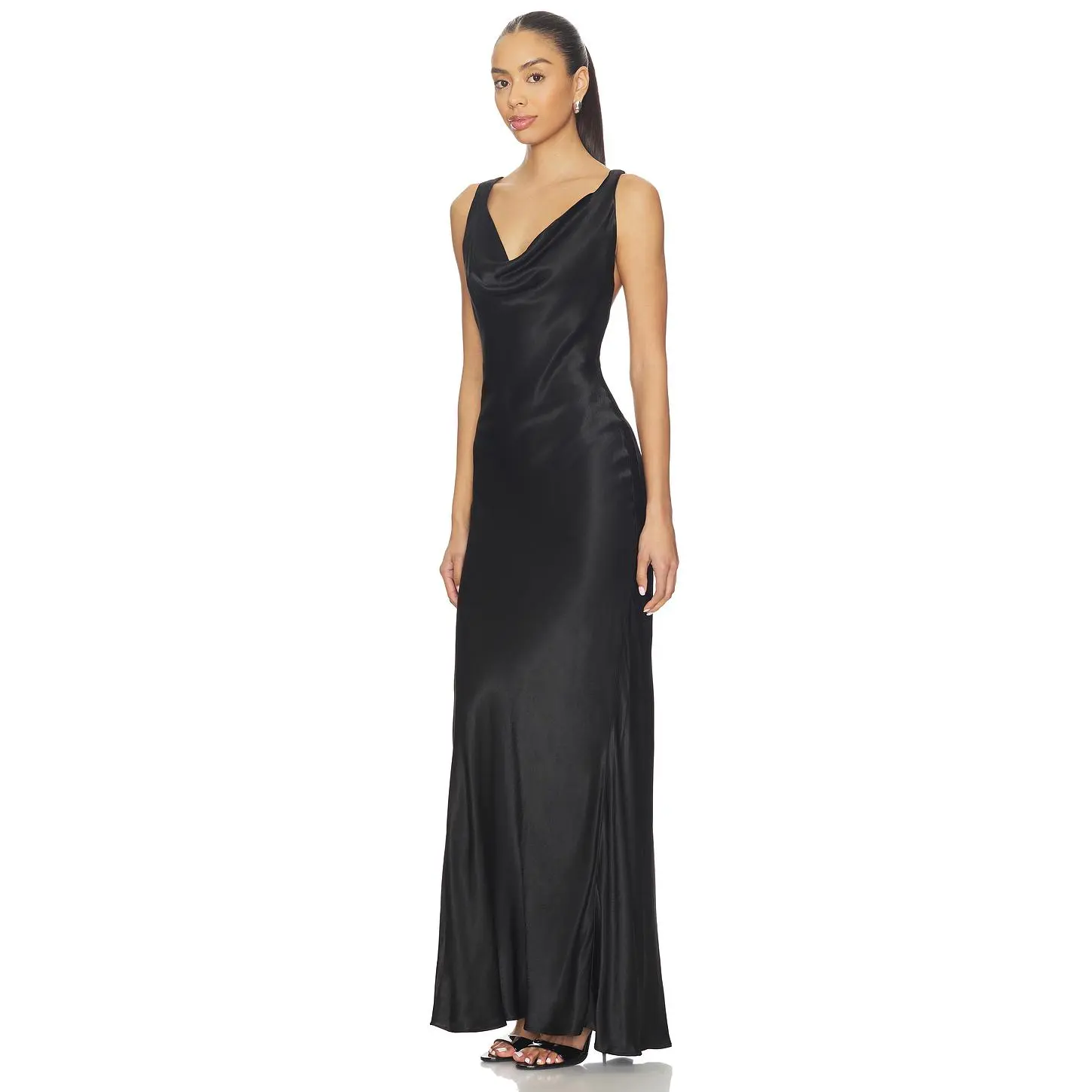 knee length dresses for ladies Anabelle Halter Neck Midi Dress main image 0