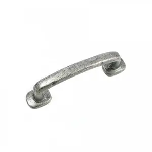 Strategic Brands  3 in. Distressed Pewter Riverstone Cabinet Pull