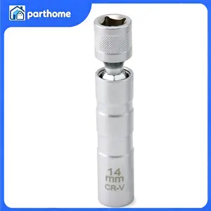 14mm 3/8" 12 Point Thin wall Swivel Spark Plug Socket Removal Tool For BMW
