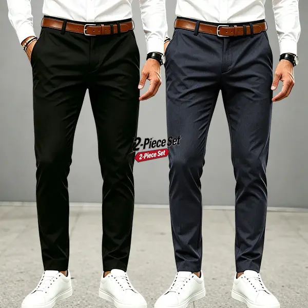 Men's Stretch Dress Pants No Iron Golf Pants Expandable Waist Flat Front Business Casual Pants Formal Black,Mens Flex Stretch Slim Fit Dress Pants,golf formal pant,business suit pant,latino athlete apparel,Championship golf apparel Lightweight Elastic